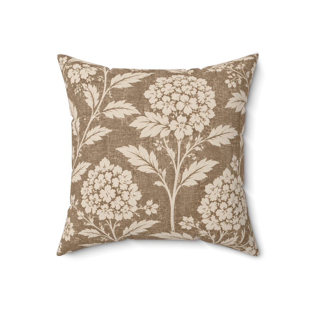 Modern Heirloom Botanical Square Pillow