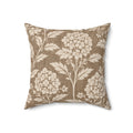 Modern Heirloom Botanical Square Pillow