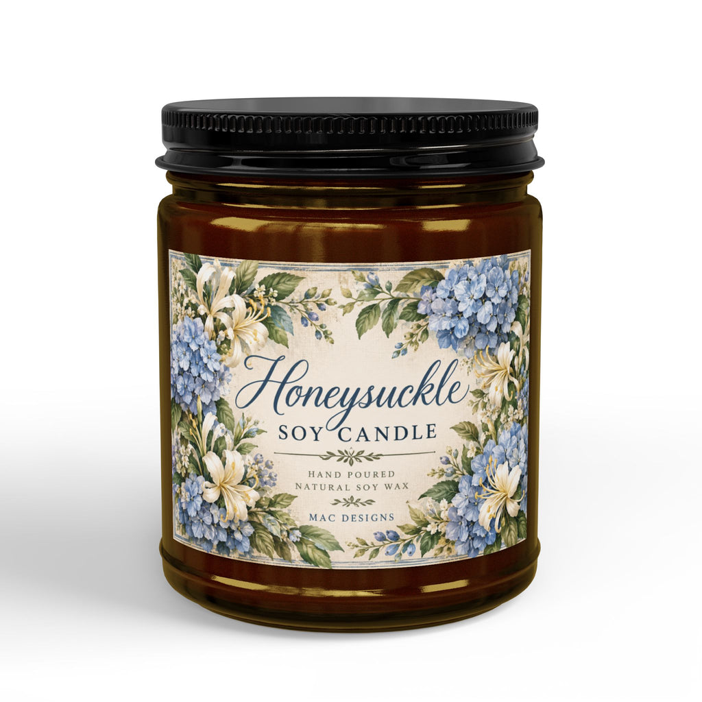 Honeysuckle Scented Soy Candle