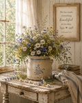 Wildflower Crock